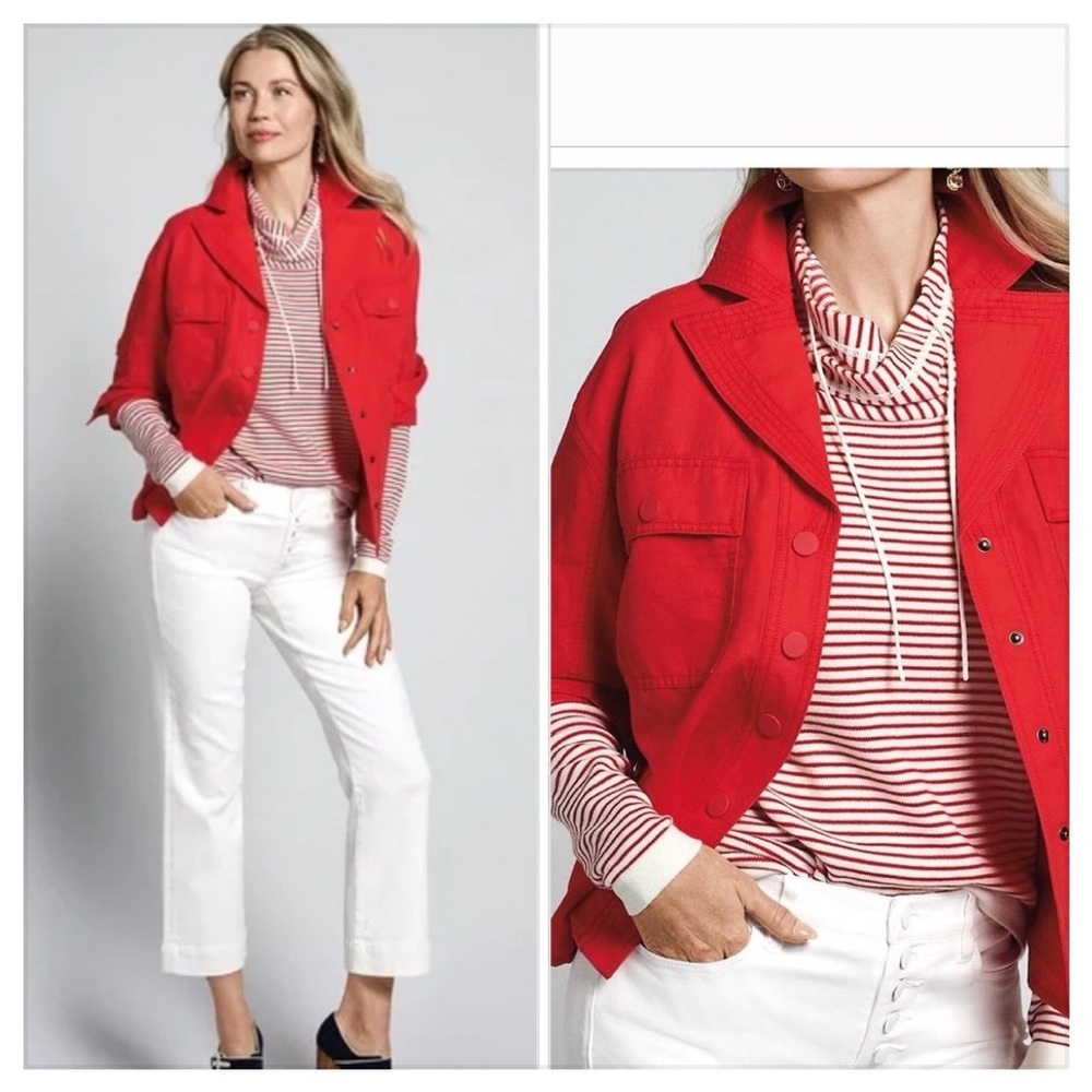 Cabi Detour Jacket Red NWOT